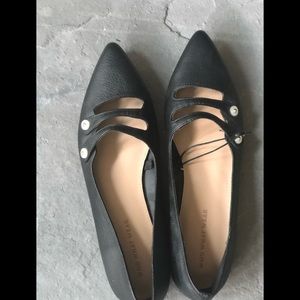 Pointy toe flat shoes